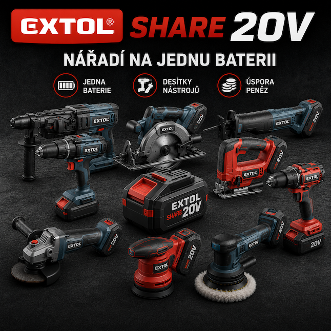 EXTOL AKU SHARE20V