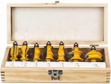 Sada profilových fréz s ložiskem 7 ks