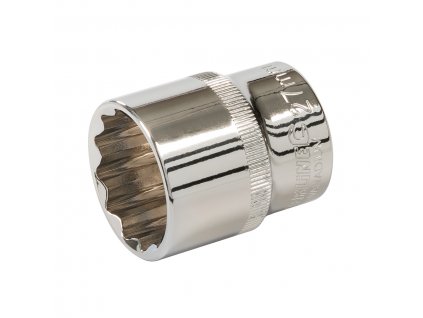 Nástrčný klíč 27 mm 1/2" 12-hran krátký Silverline