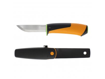 Nůž FISKARS HARDWARE pro náročnou práci+pouzdro 22 cm 1023619