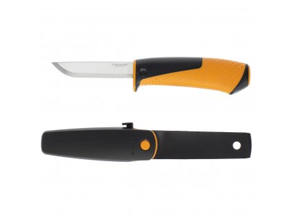 Nůž FISKARS HARDWARE univerzální+pouzdro+brousek22 cm 1023618