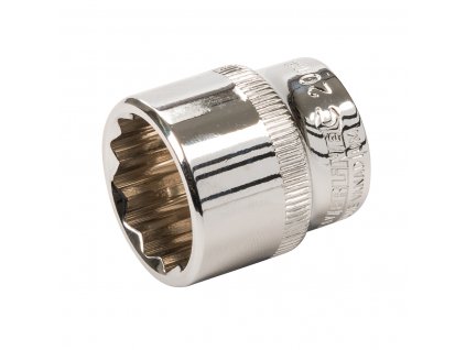 Nástrčný klíč 20 mm 3/8" 12-hran krátký Silverline