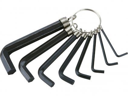 L - klíče IMBUS, sada 8 ks, 2 - 10 mm EXTOL CRAFT