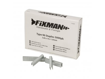 Sponky 5,8 × 10 × 1,25 mm (5 000 ks) typ 90 Fixman