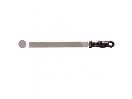 Frézovaný pilník plochý 350 mm, 36 × 8 mm, s přímými zuby, sek 1