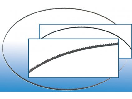 Pilový pás 1 425 × 10 × 0,65 mm 6 z/1" k pásové pile na dřevo GBS 200 Profi