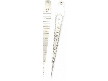 Kuželová spárová měrka 1 - 15 mm