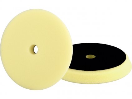 Kotouč leštící pěnový, orbitální, T80, žlutý, 180 × 25 mm, suchý zip 152 mm