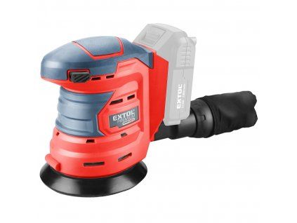 Aku excentrická bruska SHARE20V, 125 mm (tělo) EXTOL PREMIUM
