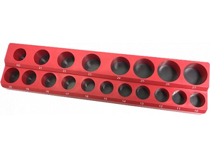 Magnetický držák nástrčných klíčů 19 ks
