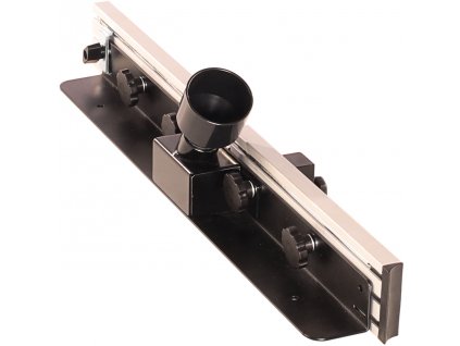 Frézovací pravítko s odsávacím otvorem