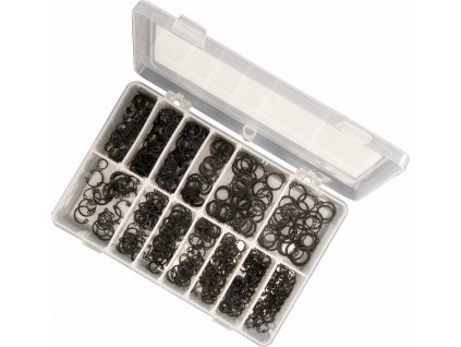 Sada pojistných kroužků pro hřídele a díry