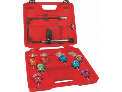 Sada na kontrolu těsnosti chladicího systému – s adaptéry