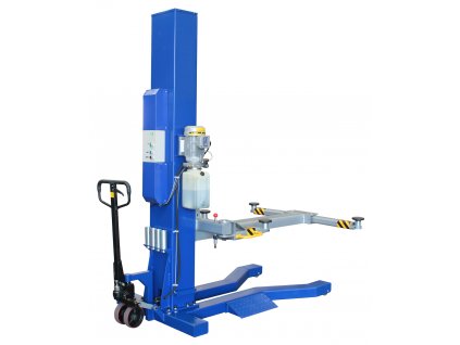 Jednosloupový hydraulický zvedák 2,5 t – mobilní, robustní rám
