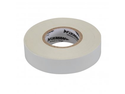 Izolační páska 19 mm × 33 mm bílá Fixman