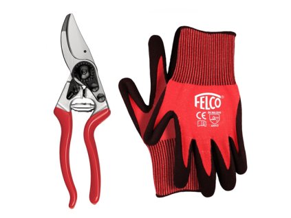 Nůžky FELCO 8 + rukavice XL (dárkový set)