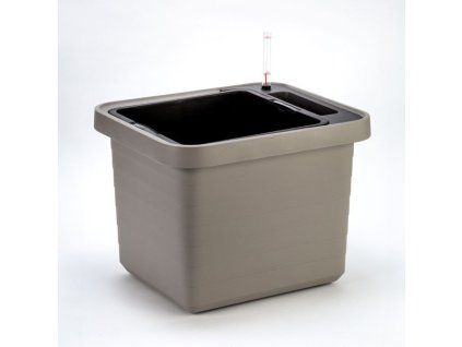 Samozavlažovací velkoobjemový truhlík Berberis UNO 45 cm - taupe