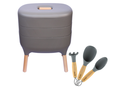 Set ŠEDÝ - Vermikompostér + Pěstební set