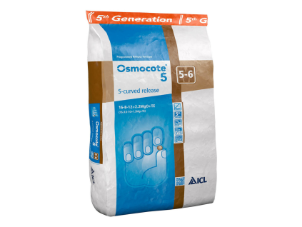 Osmocote 5 25kg 5-6M 16-8-12+2,2MgO+Te