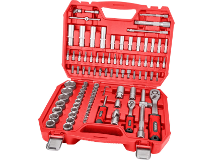 Hlavice nástrčné, sada 94ks, 1/4", 1/2", CrV/S2, EXTOL PREMIUM