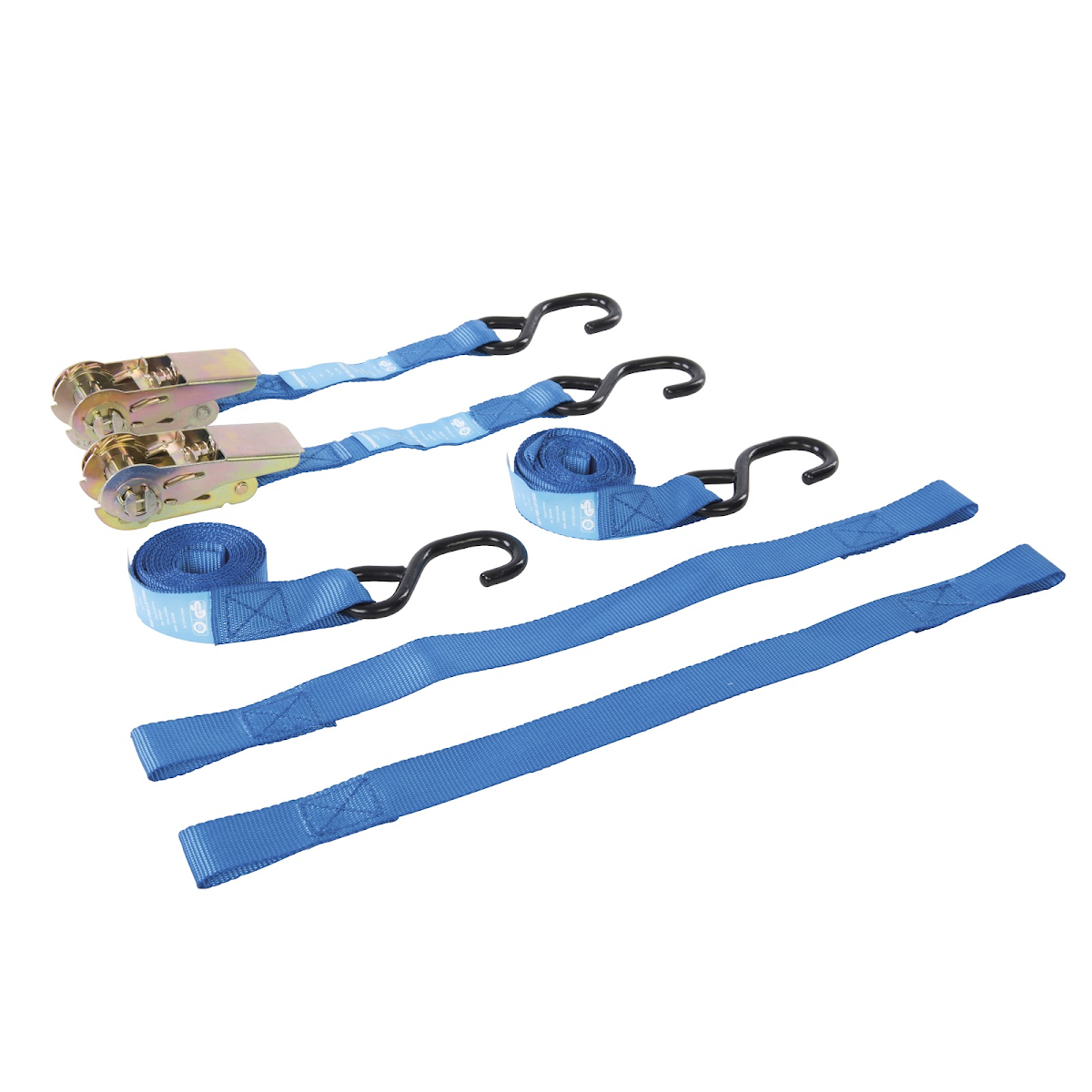 Popruhy pro motocykl Silverline – 4 ks, odolné provedení 285155