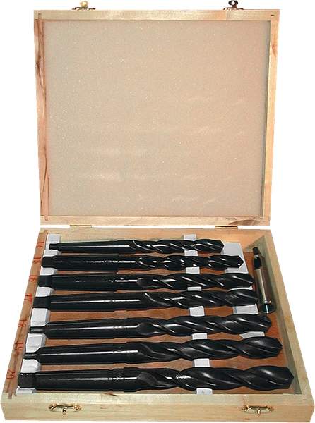 GÜDE Vrtáky HSS s kuželovou stopkou - 8 ks 38327