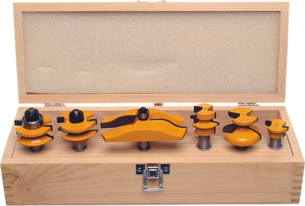 Frézy na dveře - sada 6 ks /12 0604C