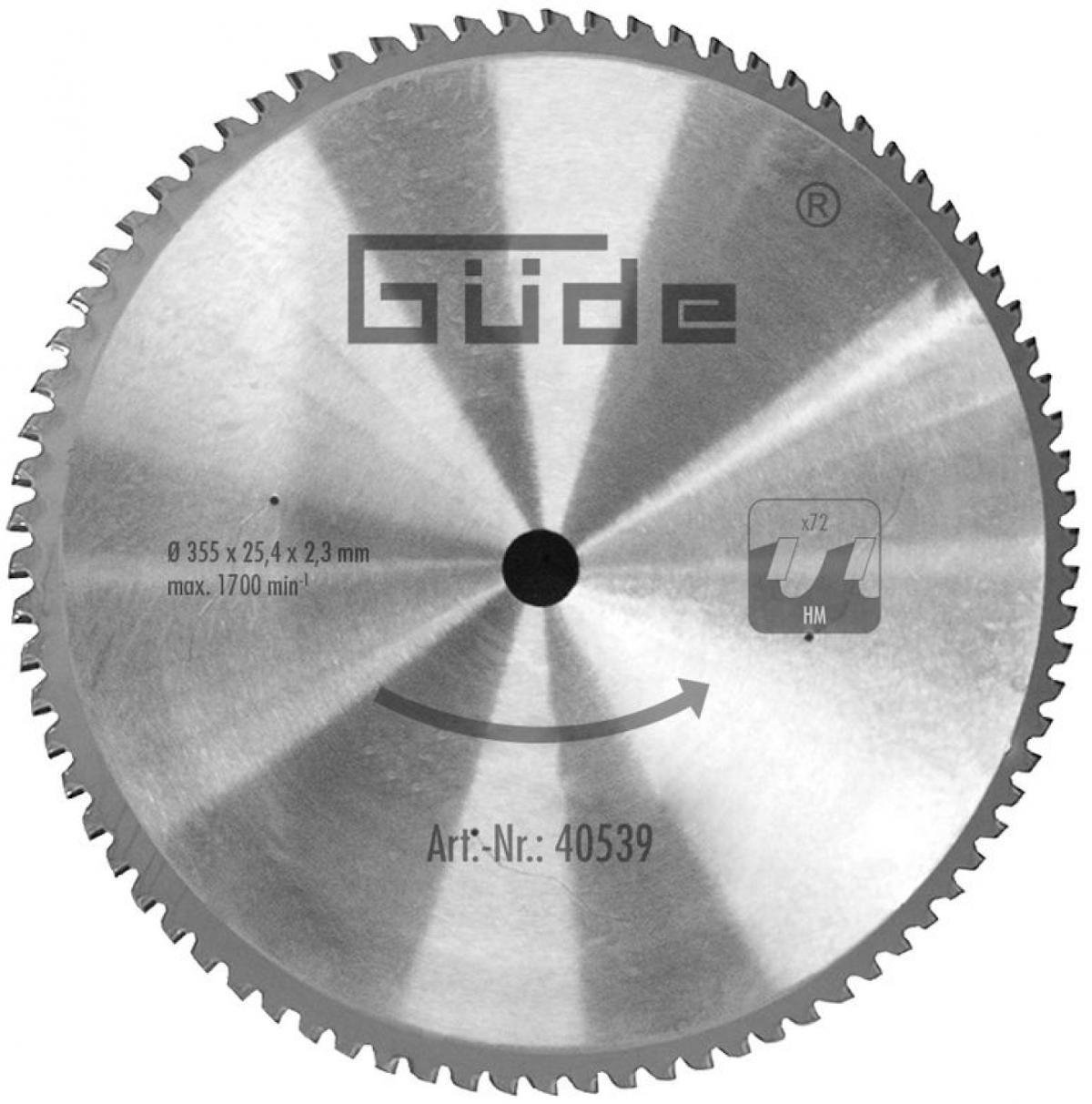 GÜDE Pilový kotouč k pile GMK 350 T 40539