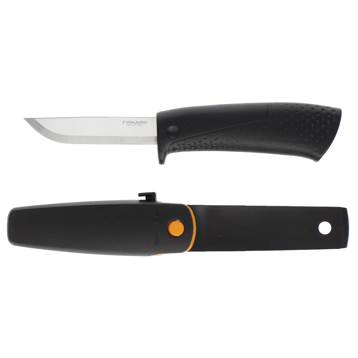 Nůž FISKARS HARDWARE zednický+pouzdro+brousek 21 cm 1023617 10079