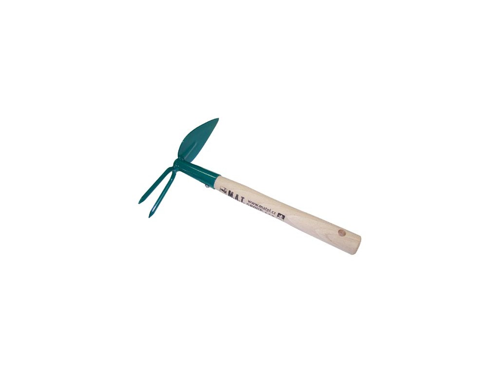 M.A.T. Group Okopávačka srdíčko 2 hroty S NÁSADOU 27 cm PROFI český výrobek 465361