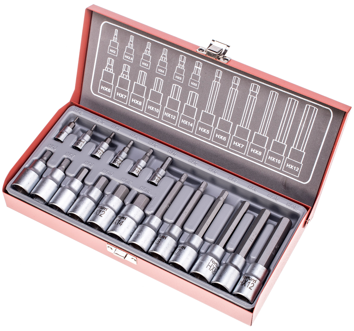 Fortum Sada zástrčných inbus klíčů 18 ks 4700008