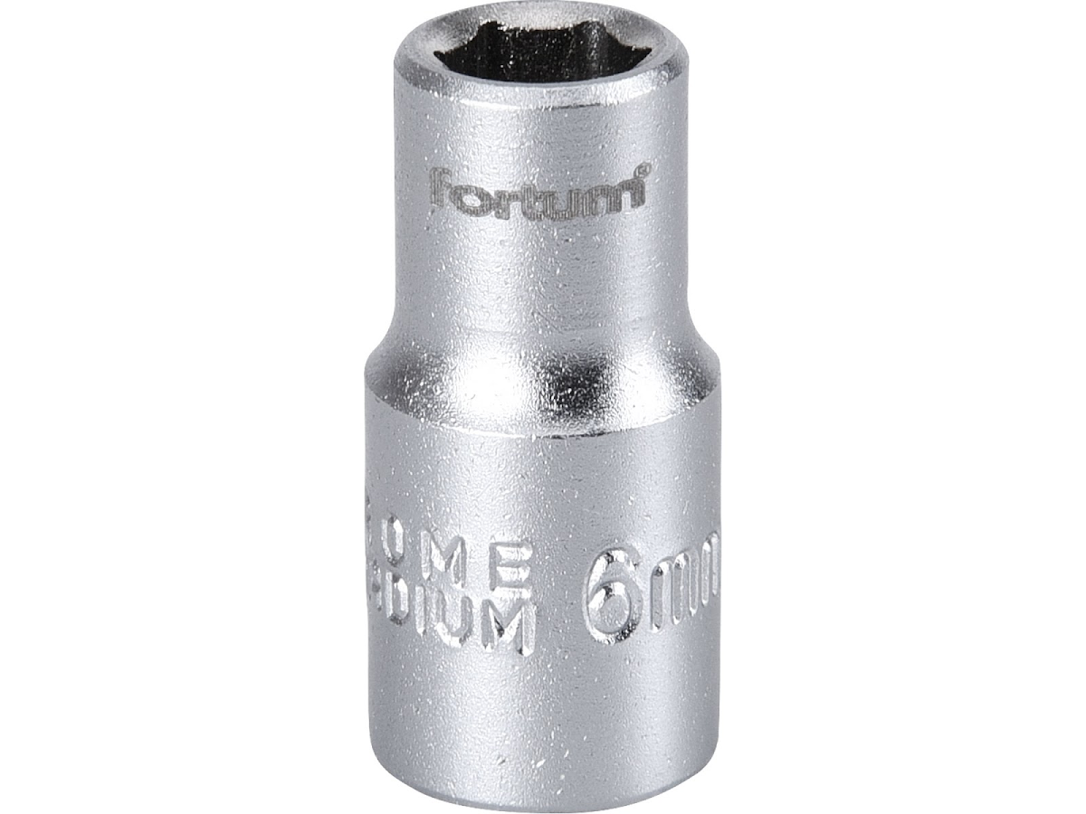 Fortum Hlavice nástrčná 1/4, 6 mm, L 25 mm 4701406