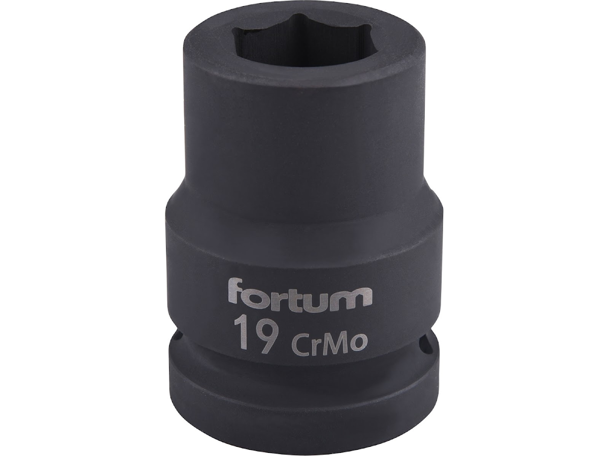 Fortum Hlavice nástrčná rázová 3/4, 19 mm, L 52 mm 4703019