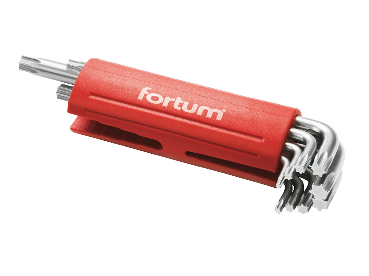 Fortum L - klíče TORX, sada 9 ks, 10 - 50 4710300