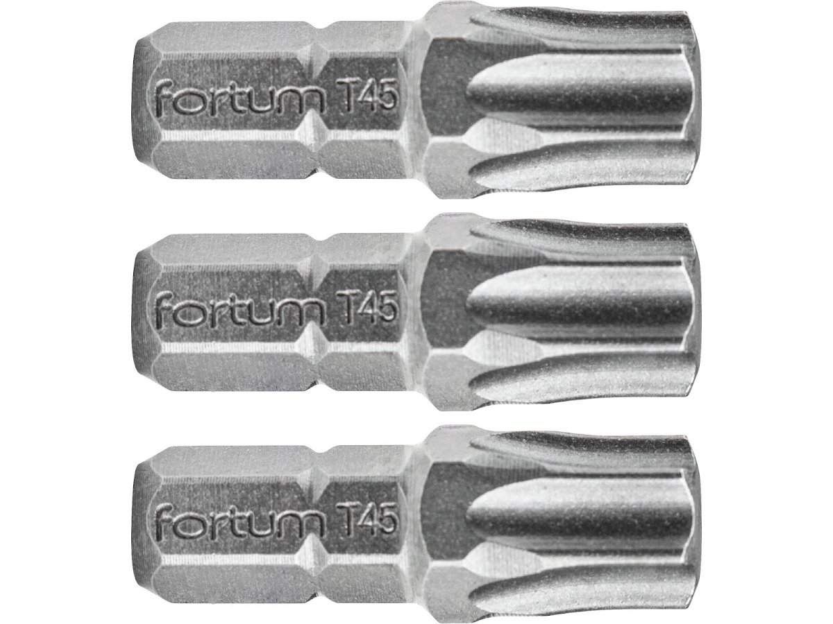 Fortum Hrot TORX, sada 3 ks, T 45 × 25 mm, S2 4741445
