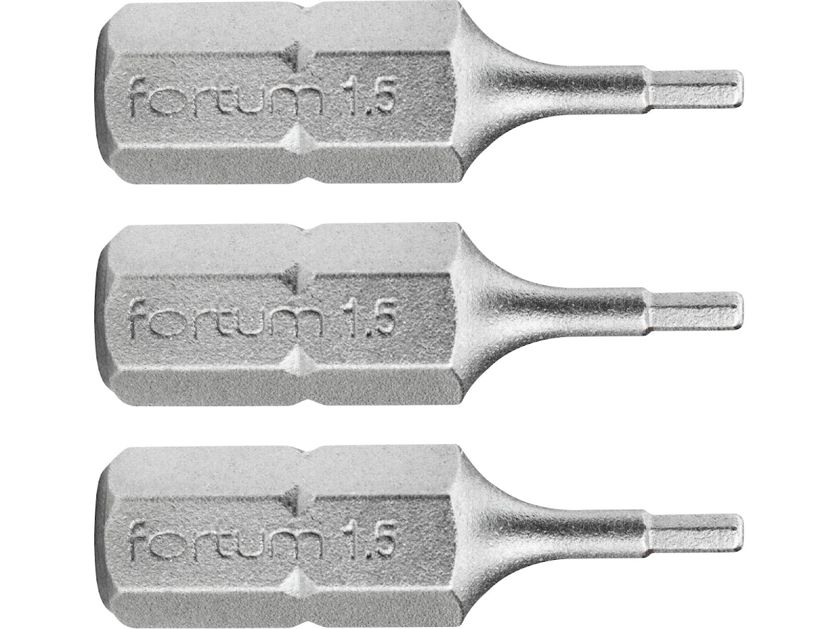 Fortum Hrot imbus sada 3 ks, H 1,5 × 25 mm, S2 4741501