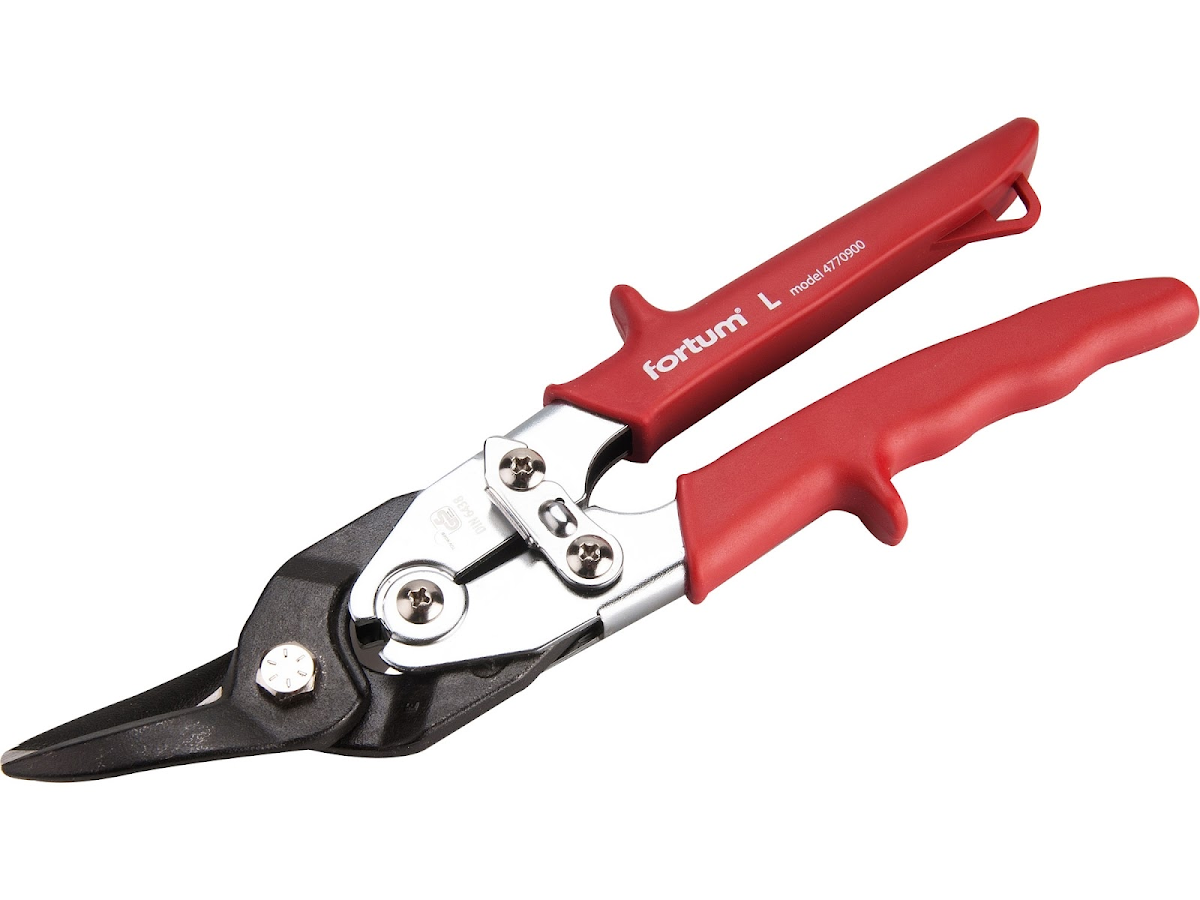 Fortum Nůžky na plech převodové, 255 mm, levé, CrMoV 4770900
