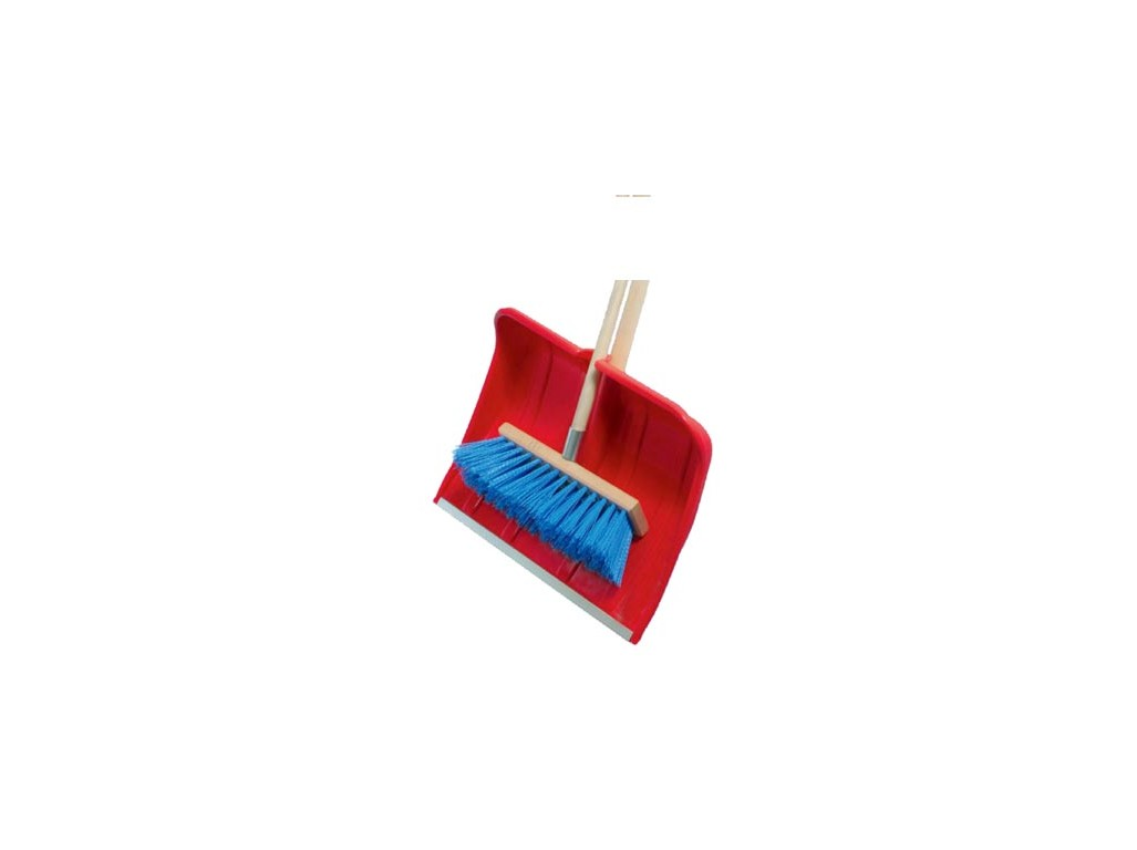 Prosperplast Hrablo CLEAN PH 49 × 36 cm + smeták chodníkový 40 × 170 cm 544301