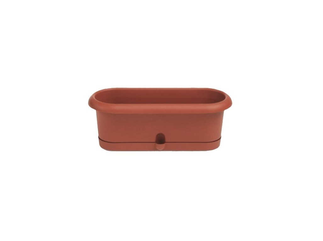 Stefanplast Truhlík na bylinky PIERINA 30 × 10,5 cm TE s miskou 581132