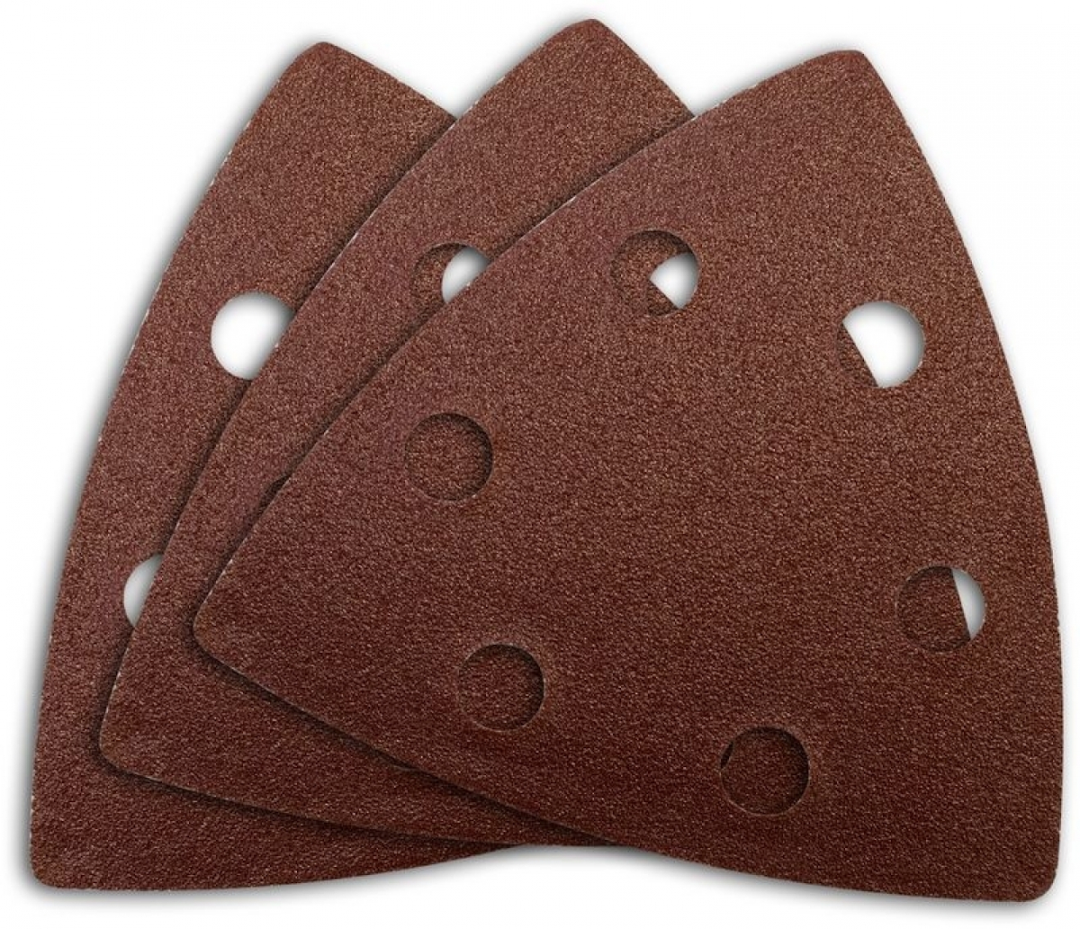 GÜDE Brusný papír 93 × 93 mm (6 ks) K100/120/180 58196