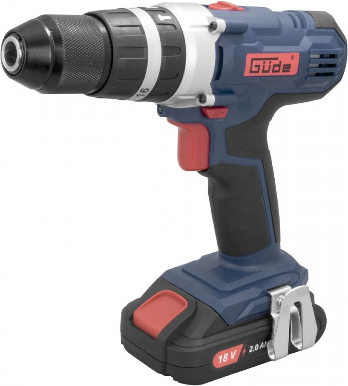 GÜDE Akumulátorový šroubovák s příklepem BSB 18-201-30K 58504