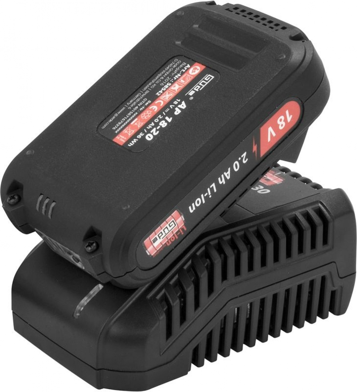 GÜDE Nabíječka + akumulátor 2,0 Ah LGAP 18-3020 58540