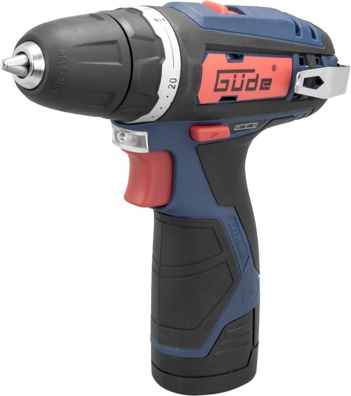 GÜDE Akumulátorový vrtací šroubovák BS 12-201-20K 58602