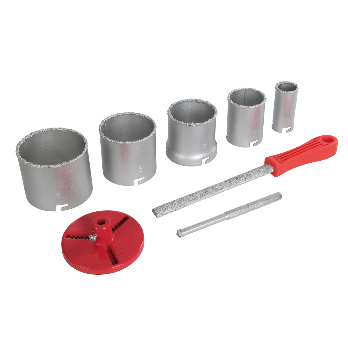 Levně Sada korunkových vrtáků 33 - 83 mm Silverline 633621