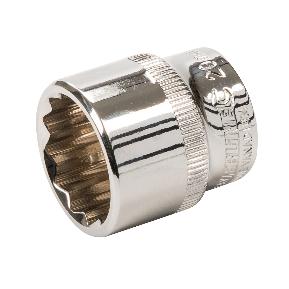 Levně Nástrčný klíč 20 mm 3/8" 12-hran krátký Silverline 648455