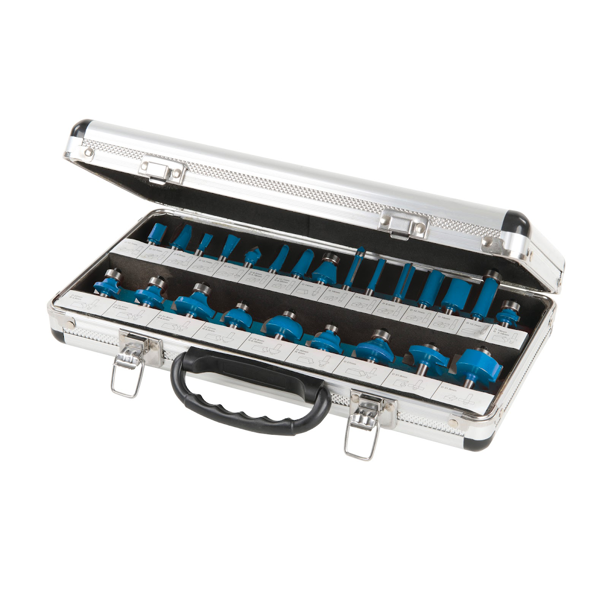 Sada stopkových fréz 1/4 - 24 ks Silverline 656577