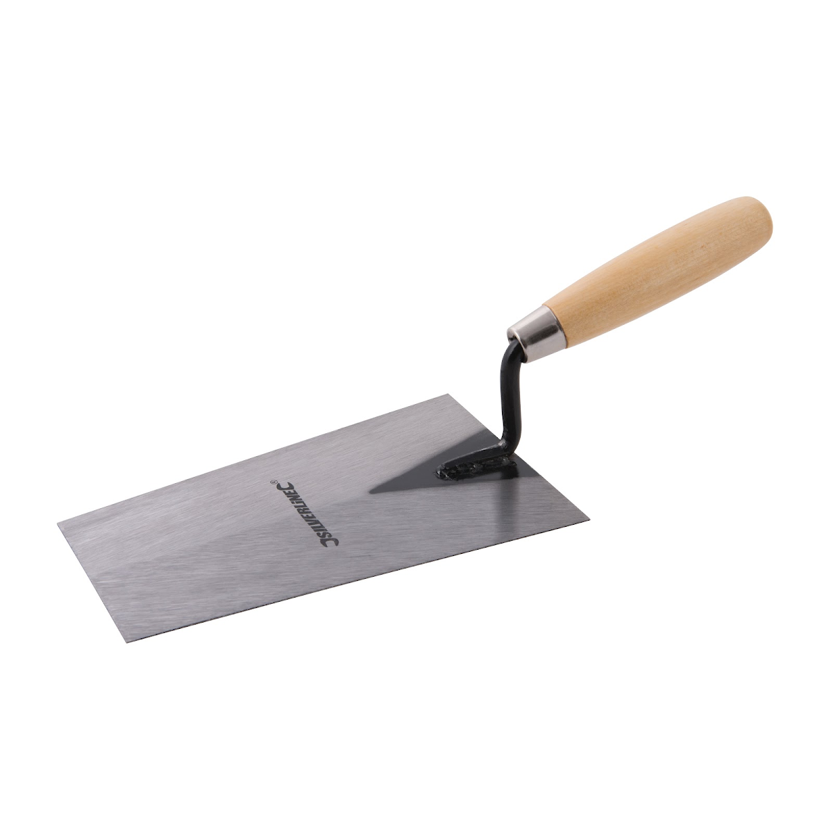Zednická lžíce 180 × 110 mm dřevěná rukojeť Silverline 656606