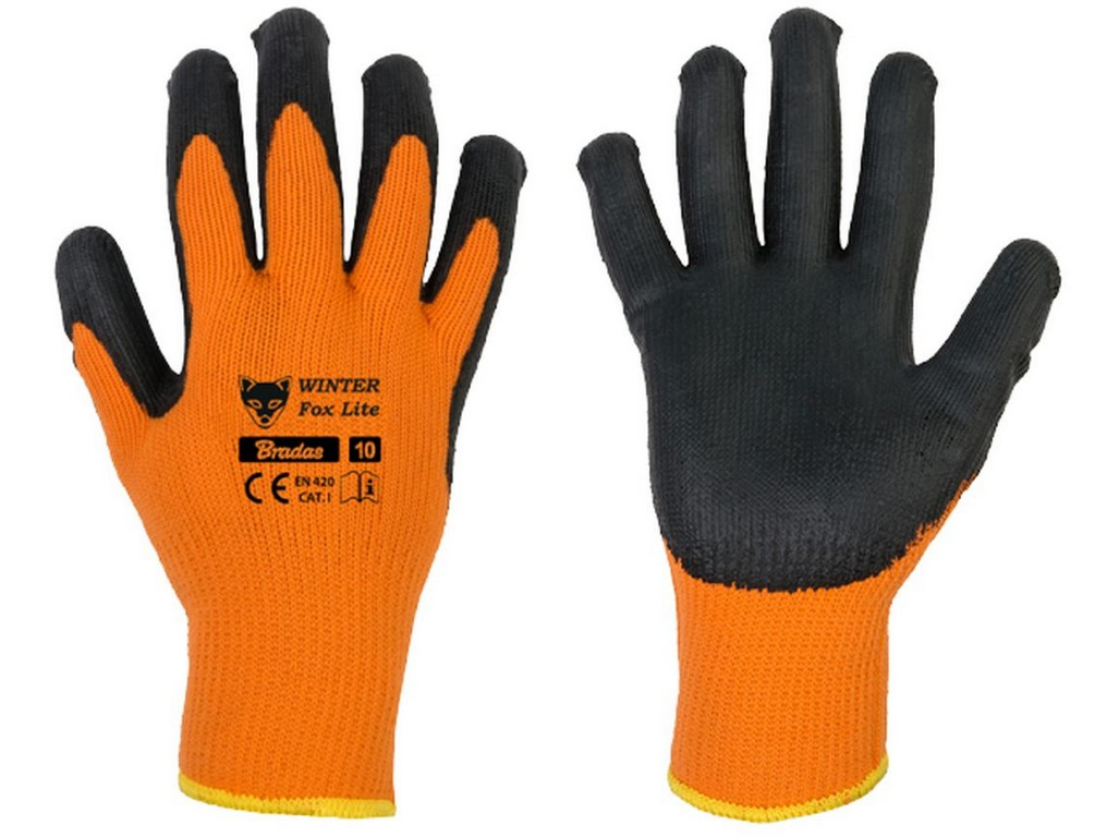 Levně Bradas Rukavice WINTER FOX LITE 9 latex 715675