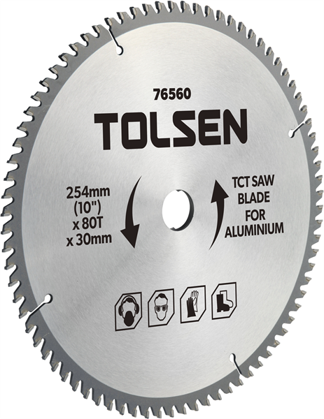 TOLSEN Pilový kotouč na hliník TCT 210 × 30 - 60z 76540