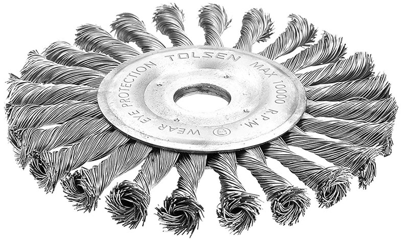 TOLSEN Okružní copánkový kartáč 125 mm 77533